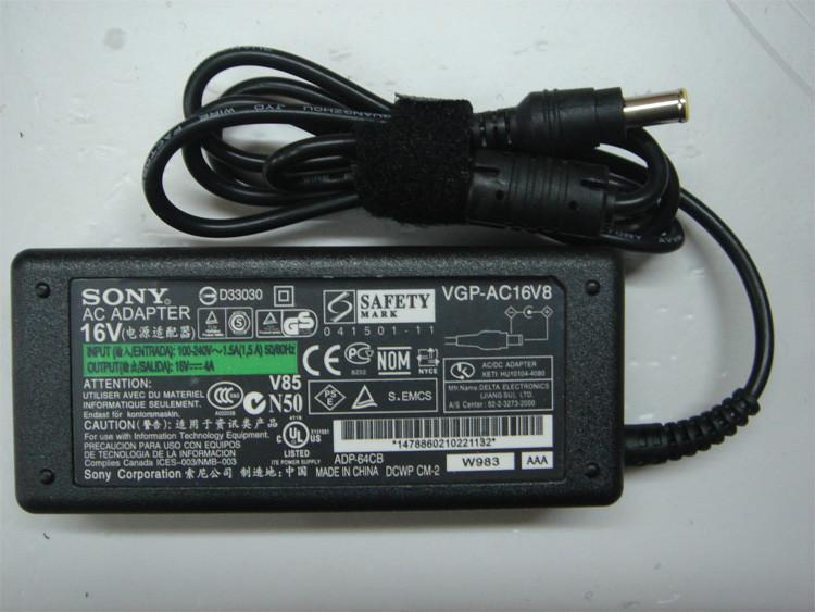 供应索尼16V4A笔记本电源适配器