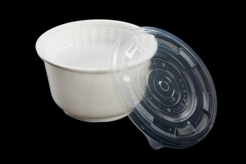 供应850毫升环保碗一次性打包碗塑料碗 一次性例汤碗