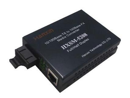 汉信百兆单模光纤收发器HXDM-5108批发