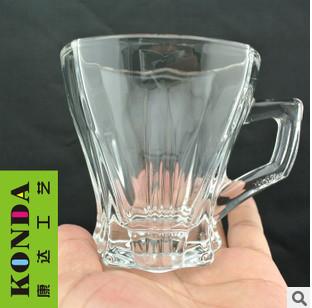 供应160ML小咖啡杯小马克玻璃杯现货供应丽尊广告促销礼品