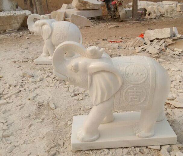 供应用于装饰，风的上海石雕雕塑大象加工厂家电话图片