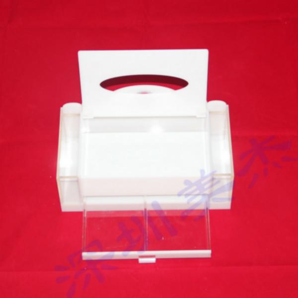 供应亚克力展示架有机玻璃纸巾盒优质亚克力纸巾盒
