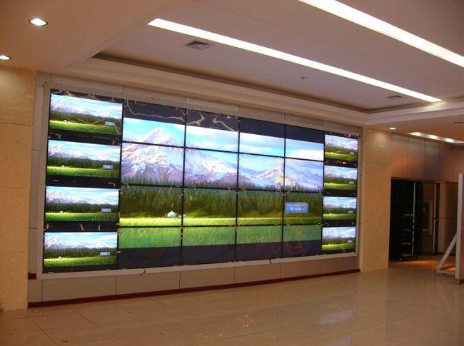 供应用于商业显示|工业显示的高清46寸液晶拼接电视墙，46寸拼接墙价格
