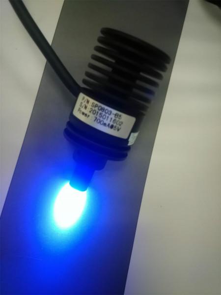 供应全新LED点光源φ8mm 机器视觉同轴光镜头光源 高亮均匀点光源