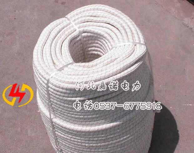 供应用于防护的编织安全绳高空作业安全绳强度大、耐磨、耐用、耐霉烂、耐酸碱，简易轻便。图片