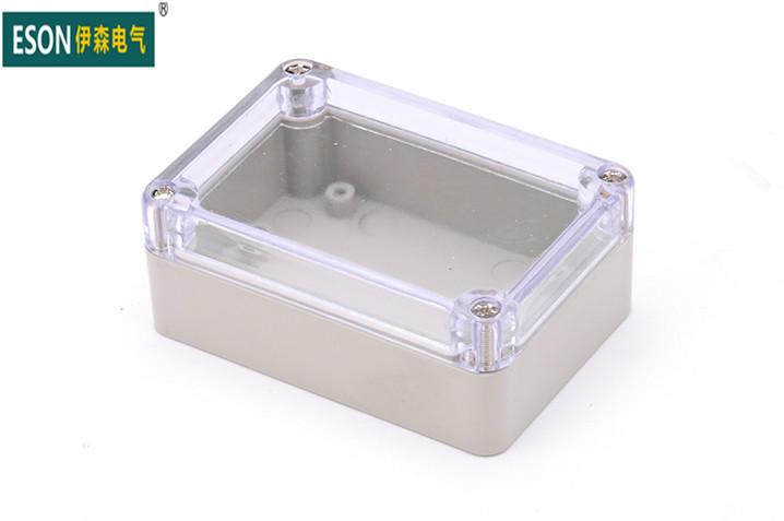 供应上海透明盖835833高质 防水接线盒 ABS塑料盒 塑料壳 端子盒 电源盒